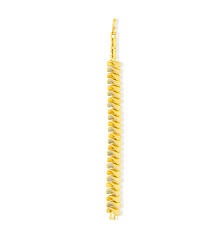 Tilted Wave Bracelet