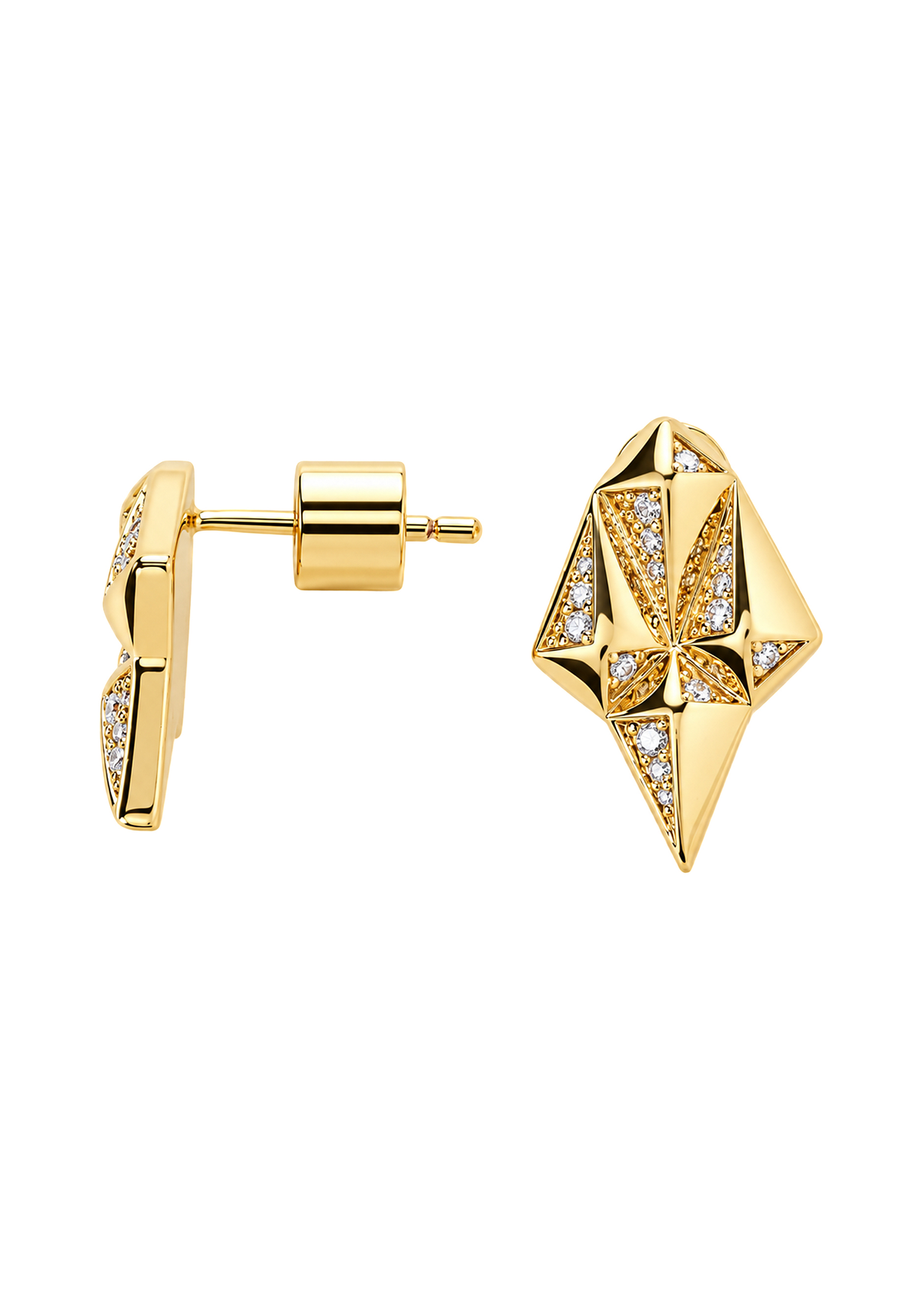 Origami Earring Studs