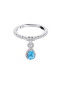Cosmic Teardrop Ring