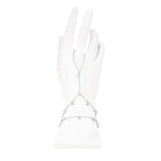 Clear Stone Star Handchain