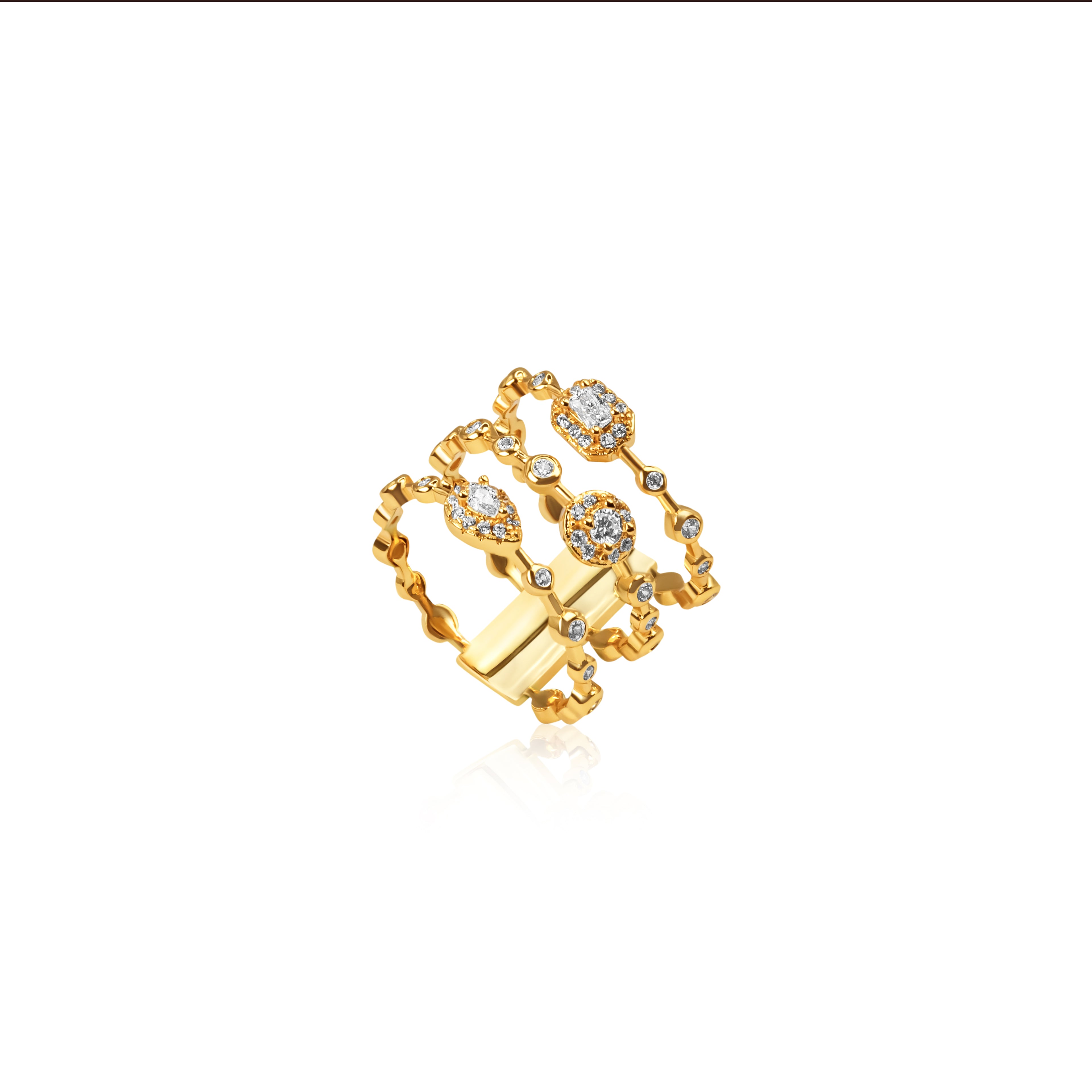 Trinity Glow Ring