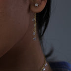Clear Stone Dangling Earrings