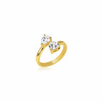 Two Stone Pair Ring